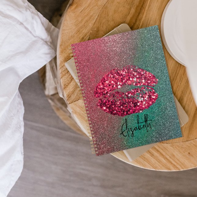 Agenda Impressão do Batom Beijo Cintilante Vermelho Moder (Criador carregado)