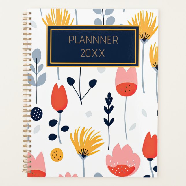 Agenda Impressão minimalista da ventoinha (Frente)