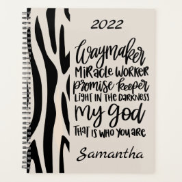 Agenda Impressão Motivacional Inspiracional do Waymaker