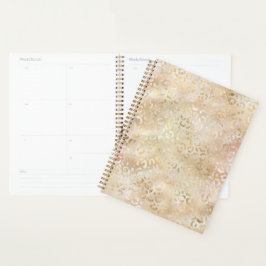 Agenda Impressão rosa-rosa-rosa brilhante Rosa-Blush Dour
