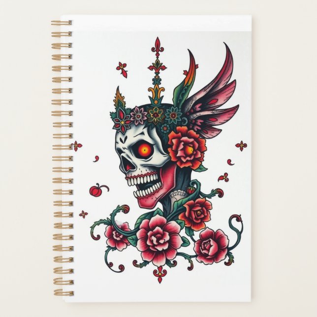 Agenda Inferno Bloom: O Renascimento do Caos" (Frente)