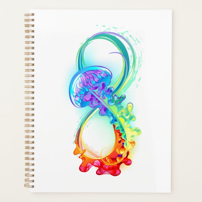 Agenda Infinity with Rainbow Jellyfish (Frente)