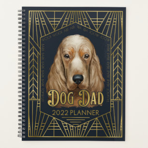 Agenda Inglês Cocker Spaniel Working Dog Pai Engraçado 20
