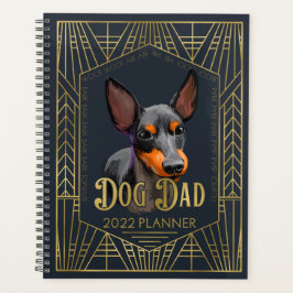 Agenda Inglês Toy Terrier Dog Pai Engraçado 2022