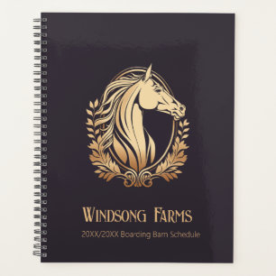 Agenda Instalações Equestres Personalizadas com Classe