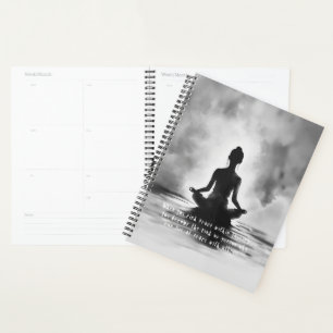 Agenda Instrutor de Meditação de Yoga Pose do Lótus Pintu