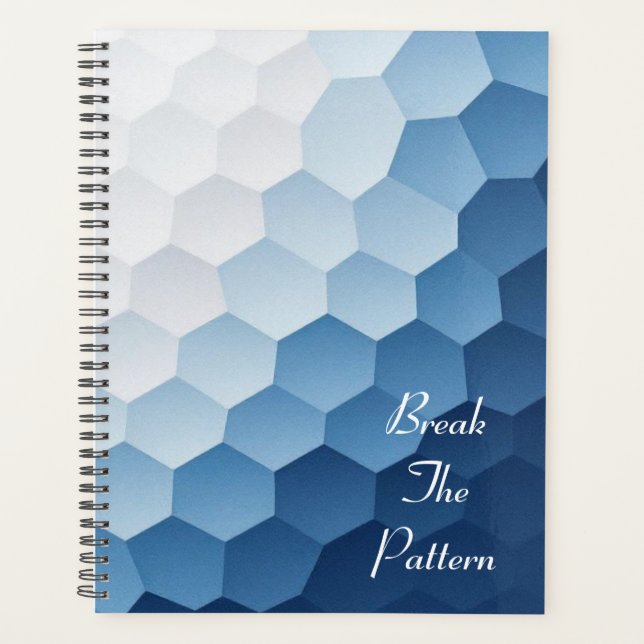 Agenda Interlocking Hexagon Pattern (Frente)