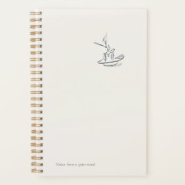 Agenda Introvert Quiet Solitude Minimalist Planner
