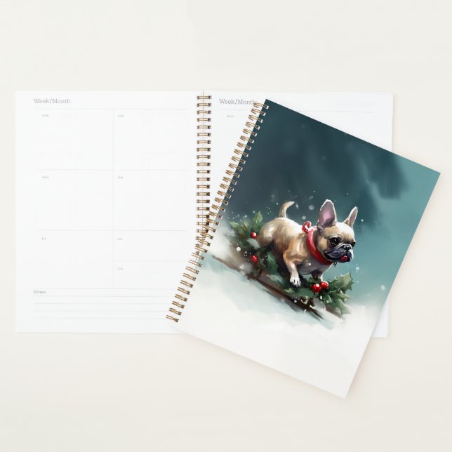 Agenda Inverno de Natal do Buldogue Francês (Exibição)