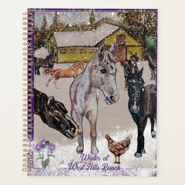 Agenda inverno na fazenda das colinas ocidentais (Frente)