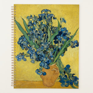 Agenda Íris de Van Gogh - Arte Azul e Amarelo Ousada
