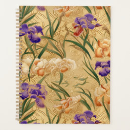 Agenda Iris Flower Chiyogami Planner