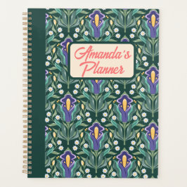 Agenda Íris Magic Planner - Padrão de Flor
