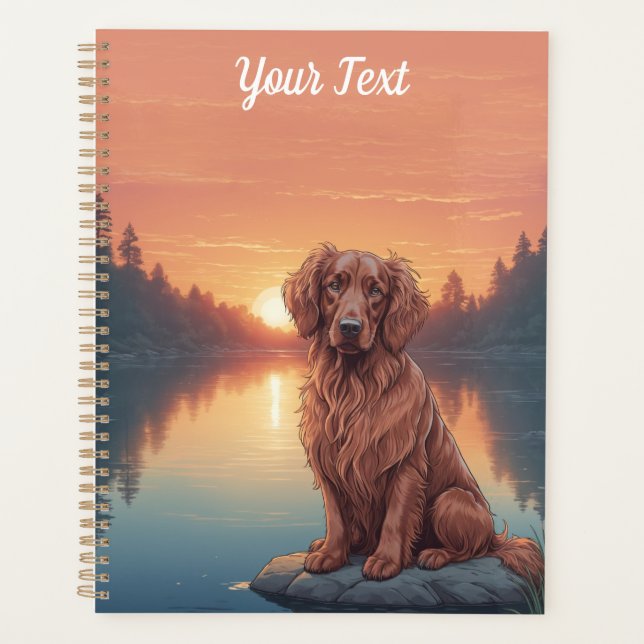 Agenda Irish Setter by Lake (Frente)