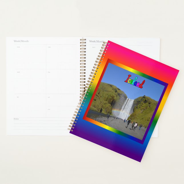 Agenda Islândia Rainbow Waterfall (Exibição)