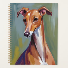Agenda Italian Greyhound Dog Painting