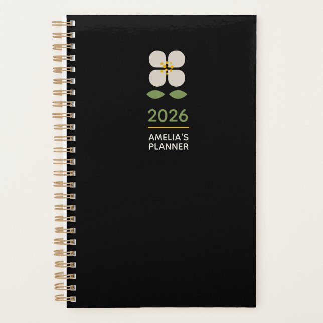 Agenda IVORY VINES - 2026 Custom Planner (Frente)