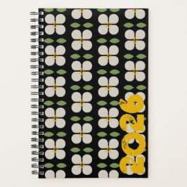 Agenda IVORY VINES - Botanical Pattern Planner