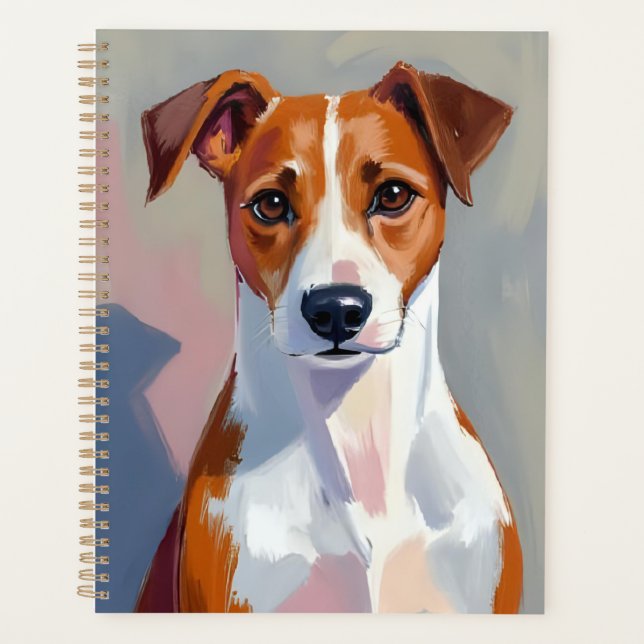 Agenda Jack Russell Terrier Painting Dog Pet (Frente)