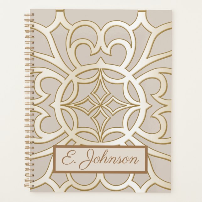 Agenda Jacquard Impression Pattern (Frente)