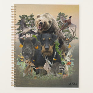 Agenda Jagdterrier, Caça alemã Terrier Tapeçaria Poste