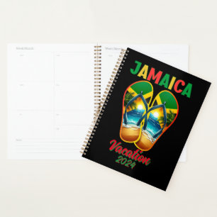 Agenda Jamaica 2024 Sacudir Flop Vacation Tropical Beach