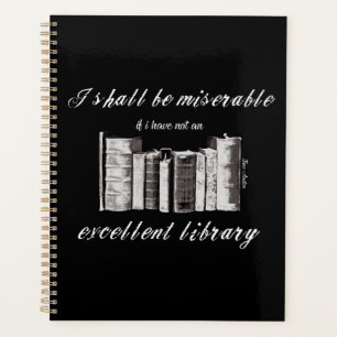 Agenda Jane Austen cita o escritor amante do livro