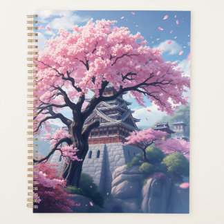 Agenda Japanese Castle in Cherry Blossom Spring – Elegant