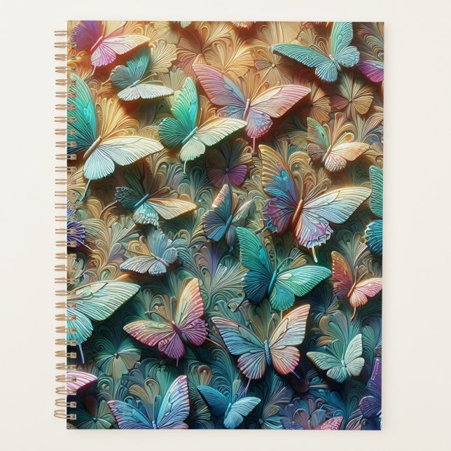 Agenda Jardim de Borboletas Iridescentes (Frente)
