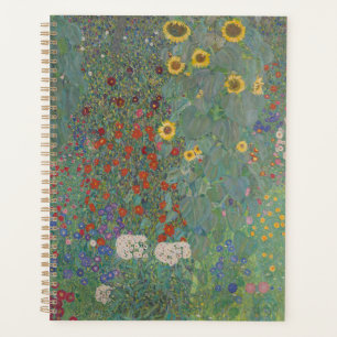 Agenda Jardim de Fazenda com Girassóis Arte Floral Vintag