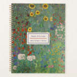 Agenda Jardim de fazenda com Girassóis Gustav Klimt<br><div class="desc">Jardim de Fazendas de Gustav Klimt com Sunflower (1907) famosa pintura. Editar seu nome e slogan :)</div>