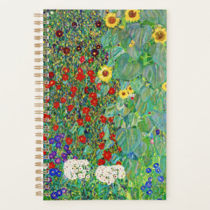 Agenda Jardim de Fazenda Gustav Klimt com pintura de gira