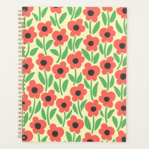 Agenda Jardim de Flores de Giz Verão Brilhantes