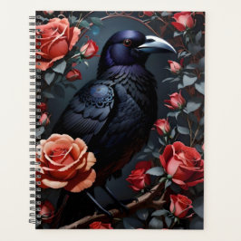Agenda Jardim de Rosa de Raven Negro Gordo