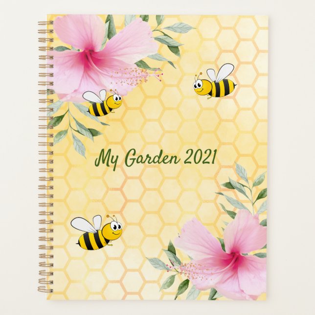 Agenda Jardim do Céu Amarelo das Abelhas do Bumble 2022 (Frente)