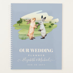 Agenda Jardim do País Casal de Casamento de Coelhos