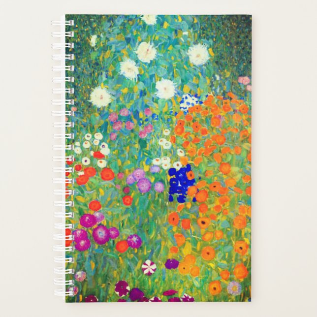 Agenda Jardim Flor Gustav Klimt (Frente)