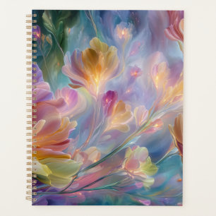 Agenda Jardim floral sonhador abstrato