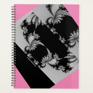 Agenda Jardim Fractal cinza & thulian