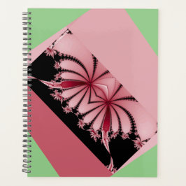 Agenda Jardim fractal de orquídea & louva-a-deus