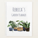 Agenda Jardim Personalizado de Planta e Pote<br><div class="desc">Boho Personalizado Planta de Pote e Jardim do Cactus Design.</div>