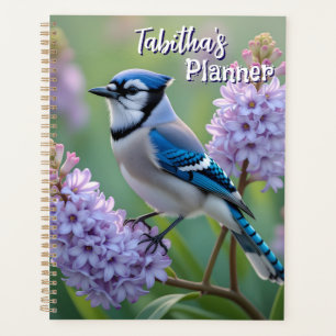 Agenda Jay Azul Doce em Lilacs Personalizado