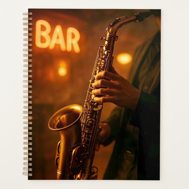Agenda Jazz em Luzes de Bar (Frente)