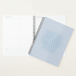 Agenda Jesus Ama o Design de Tipografia Cristã