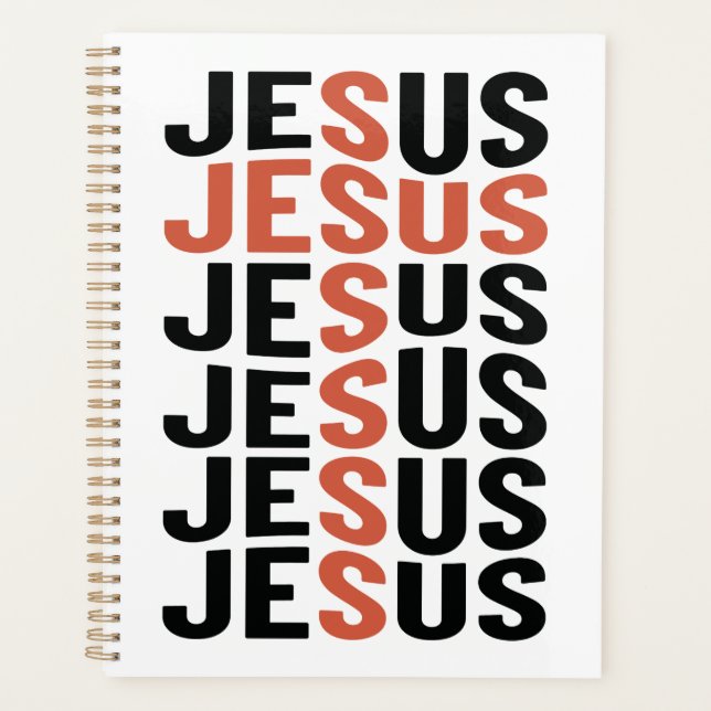 Agenda Jesus Christian God Easter Spring Summer Colors (Frente)