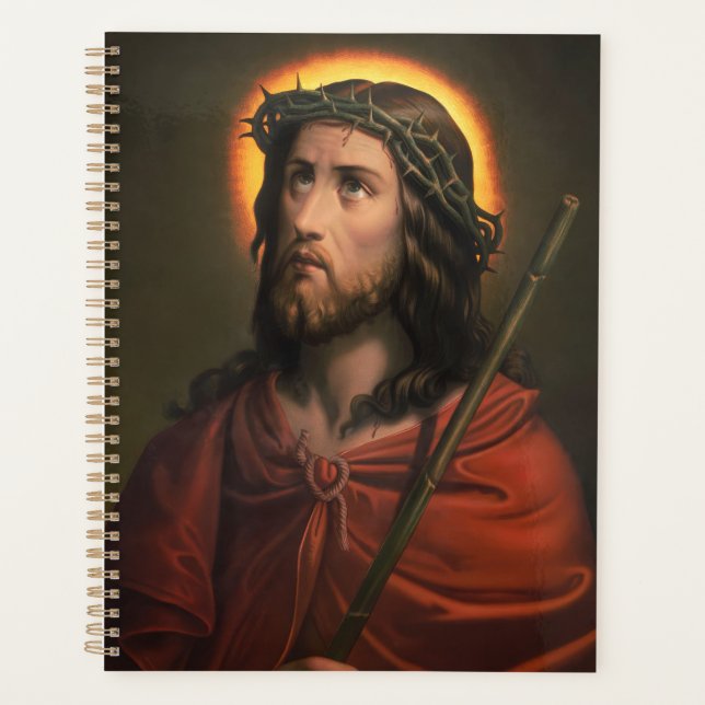 Agenda Jesus Cristo com a Coroa de Cornos (Frente)