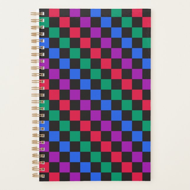 Agenda Jewel candy diagonal checkerboard pattern (Frente)