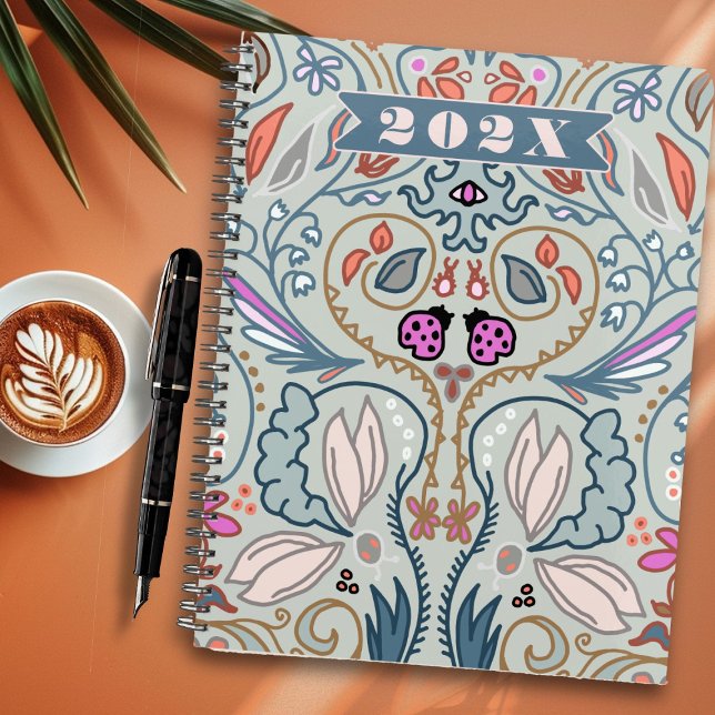 Agenda Joaninhas e Folhas Ilustradas (Criador carregado)