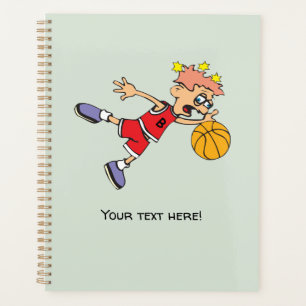 Agenda Jogador de basquete divertido