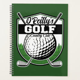 Agenda Jogador de Golfe Personalizado Pro Golf Country Cl